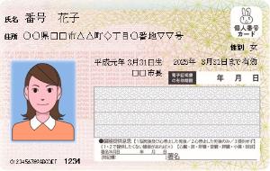 マイナンバーカード表