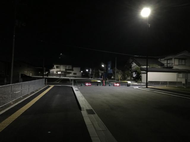 駅西通り線道路照明