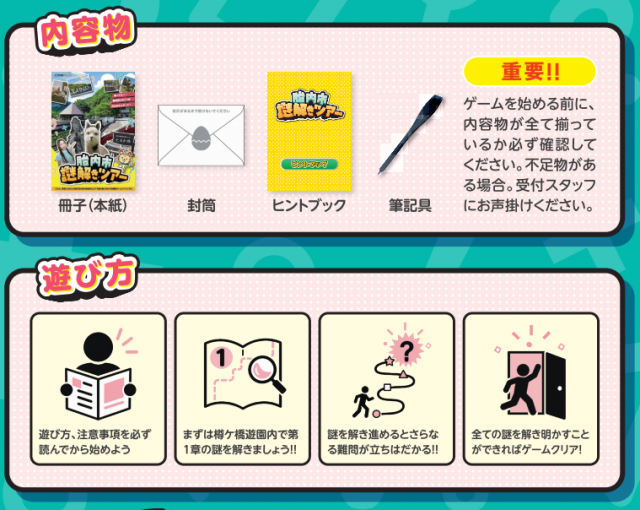 謎解きの流れ